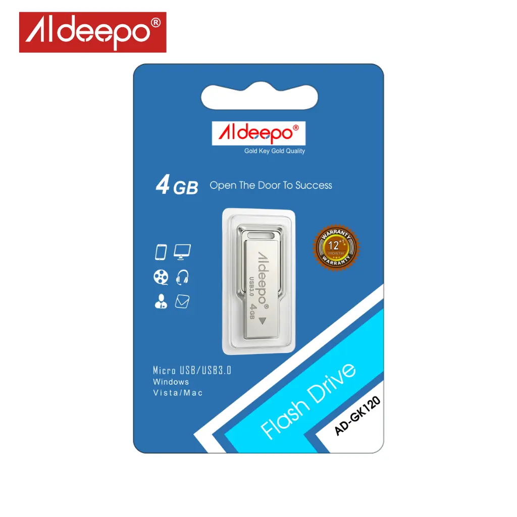 Memoria USB 3.0 Aldeepo 4GB (AD-GK120)